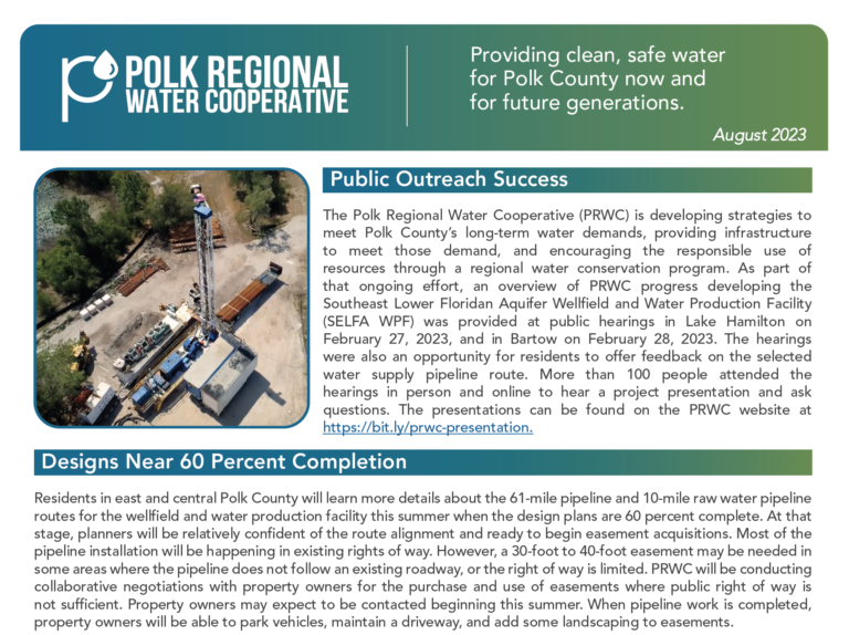 Kids 4 Water Conservation - Polk Regional Water Cooperative